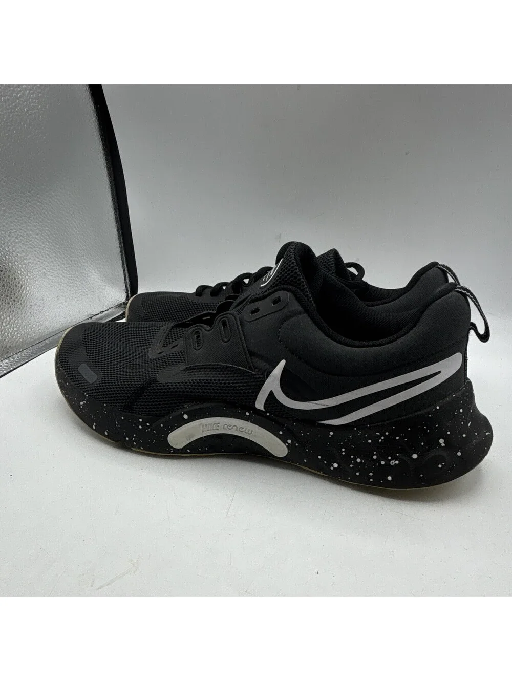 Nike Renew Retaliation TR 3 DA1350-001 Anthracite/Black/White Mesh Size 12